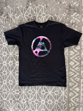 Linkin Park Graphic Concert Tee "From Zero" World Tour 2025 t-shirt Pink & Teal